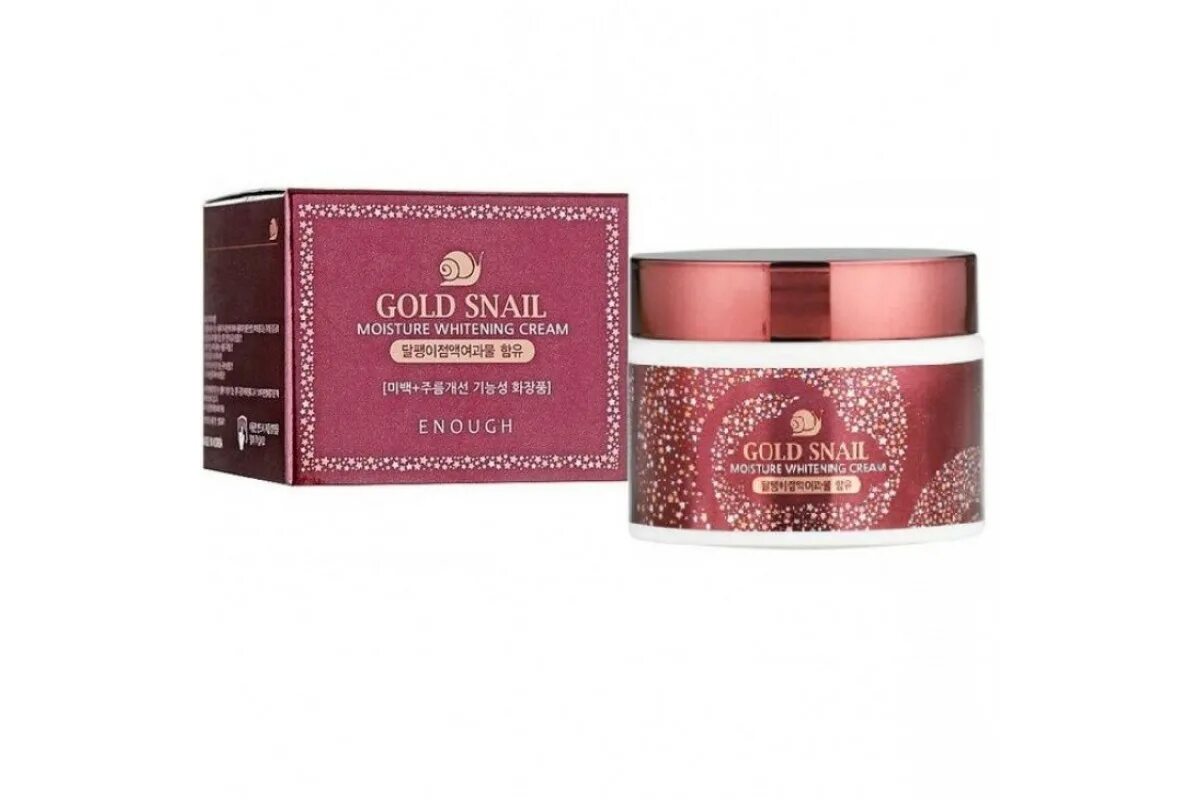 Enough Gold Snail Moisture Whitening Cream. ЕНФ GS крем для лица с муцином улитки enough Gold Snail Moisture Whitening Cream 50мл. Enough крем для лица антивозрастной Gold Snail Moisture Whitening Cream 50ml. Enough Gold Snail Moisture Whitening Cream осветляющий крем с муцином улитки, 50 г.