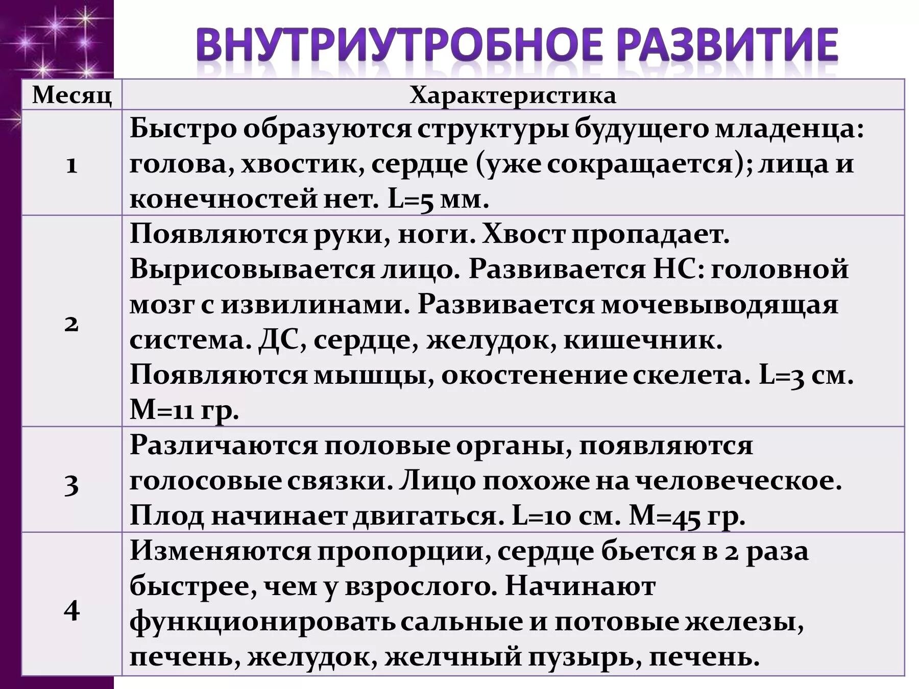 Внутриутробное развитие. Этапы внеотропного развития. Особенности внутриутробного развития. Периоды внутриутробного этапа.