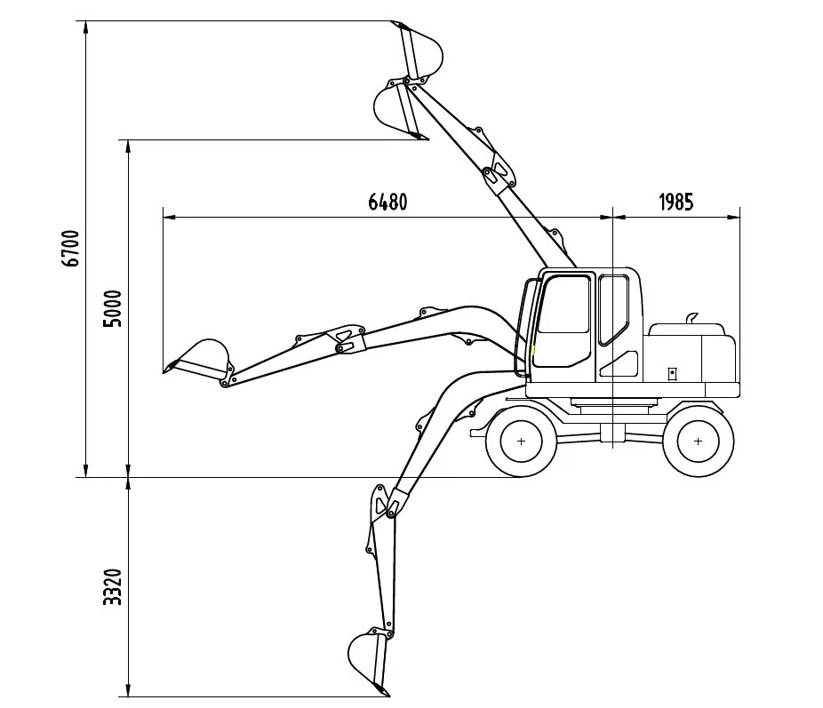 Максимальная глубина экскаватора. Хендай 170 глубина копания. Хендай 260 экскаватор габариты. Колесный экскаватор атлас 1304 схема. Экскаватор Хундай 200 320 длина стрелы.