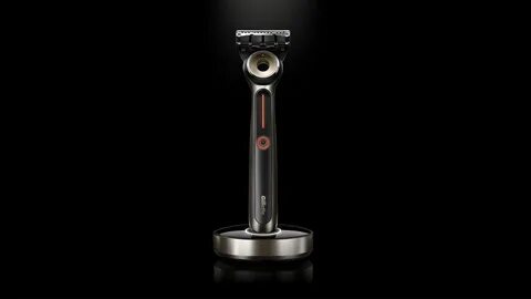 Gillette heated razor on Behance