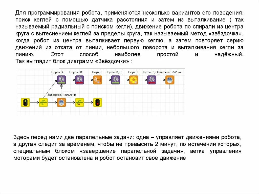 Программирование группы роботов для совместной работы