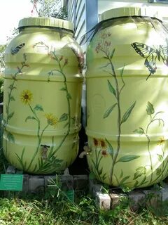 Покраска бочки