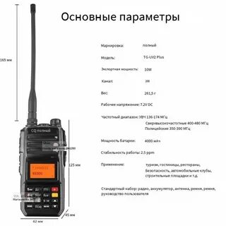 Tg uv2 plus инструкция на русском quansheng