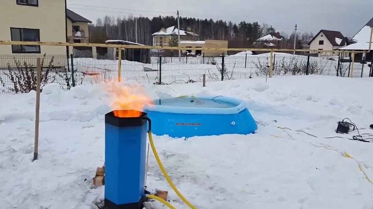 Как подогреть бассейн на улице. Нагреватель для бассейна пеллетрон d40. нагреватель пыллетрон d40. обогреватель для бассейна на дровах.