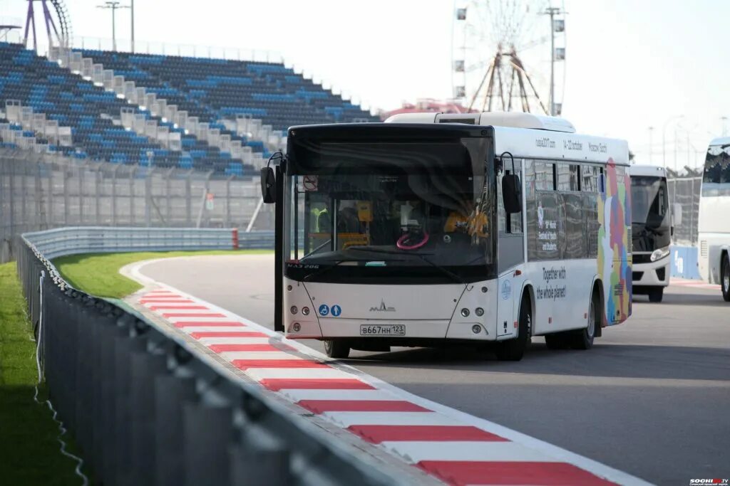 Сочи 24 автобус. Автобус для соревнований. сочи автодром автобусы. водители автобусов в сочи. сочи автодром соревнование автобусы.