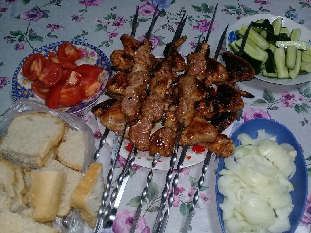 Рецепт шашлыка крылышки
