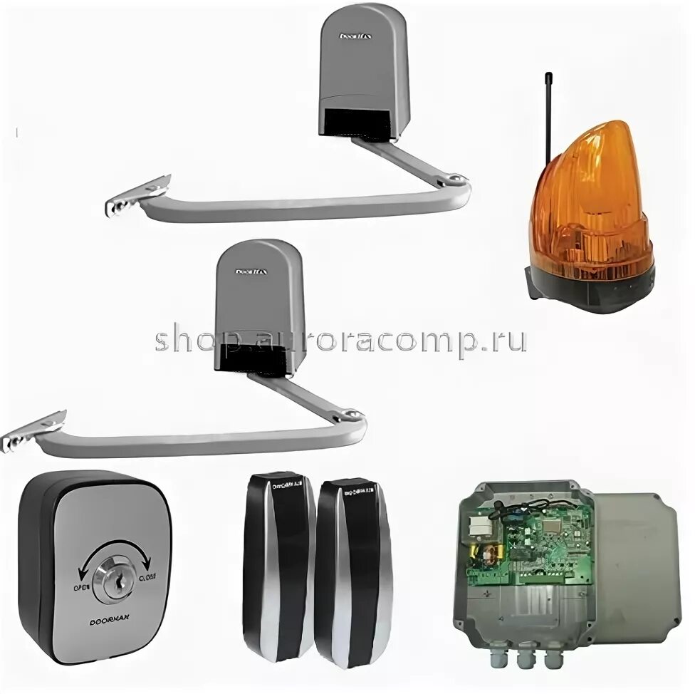 Автоматика рф. Комплект привода Arm-230kit. Комплект привода рычажного Arm-230. Привод Arm-230 для распашных ворот. DOORHAN Arm-230.