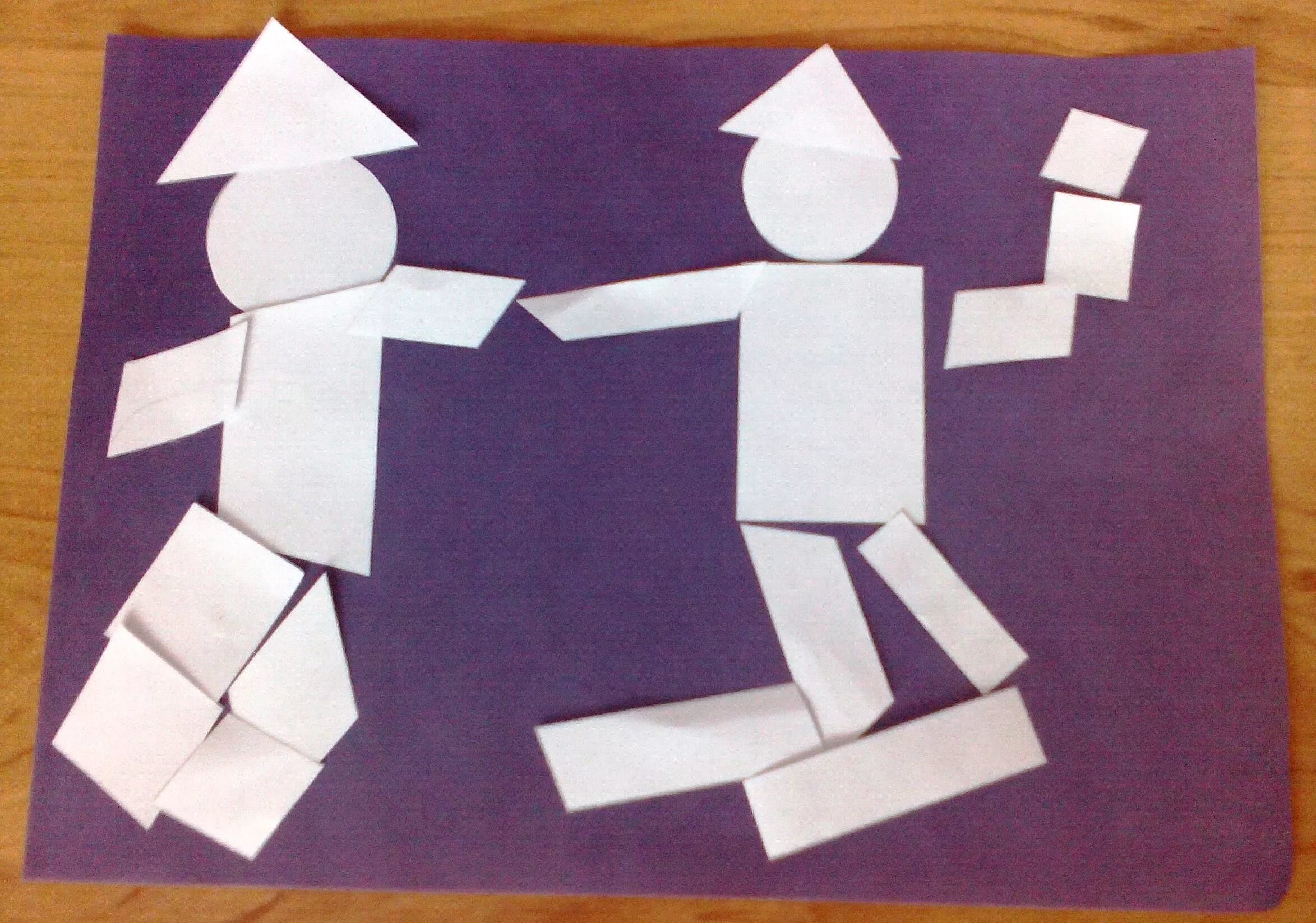 Аппликация человечек. Фигуры из геометрических фигур для детей. Человечек из геометрических фигур. Аппликация человечек. Аппликация человечек.