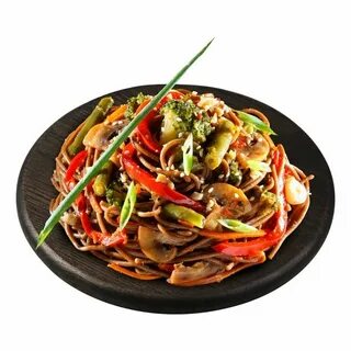 Лапша удон с овощами мясом