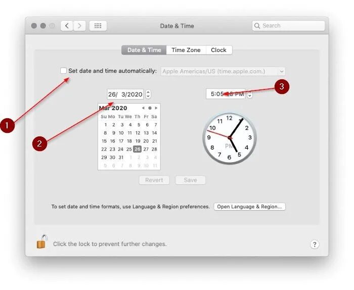 New time file