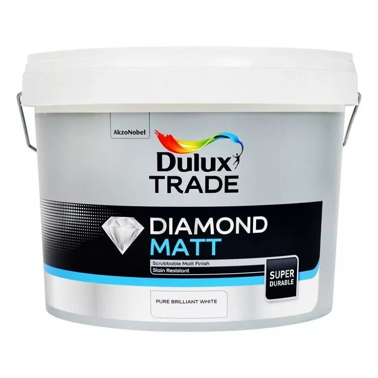 Какой фирмы лучше краски. Краска Dulux Diamond Matt 10л. Краска Делюкс диамонд 10 л. Краска Dulux trade Diamond Matt. Deluxe Diamond Matt краска.