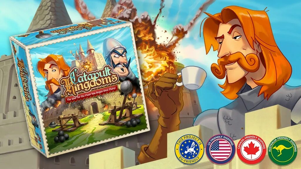 Catapult Kingdoms. Catapult Kingdoms boardgame. Короли катапульта. Catapult Издательство. Собранное королевство