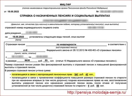 Перерасчет пенсий в марте