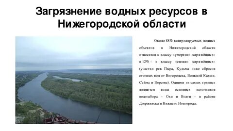 Сообщение про нижегородскую область
