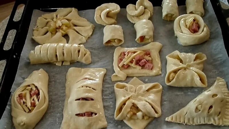 Формы слоек из слоеного. Красивые формы слоек из теста. изделия из слоеного дрожжевого теста. красивая выпечка из слоеного. формы пирожков.