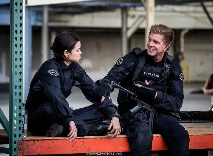 Swat playing with fighter pilot