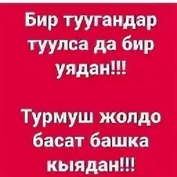 Бир тууганым ыр