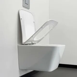 Унитаз безободковый микролифт быстросъемное