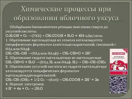 Этанол уксусная кислота реакция