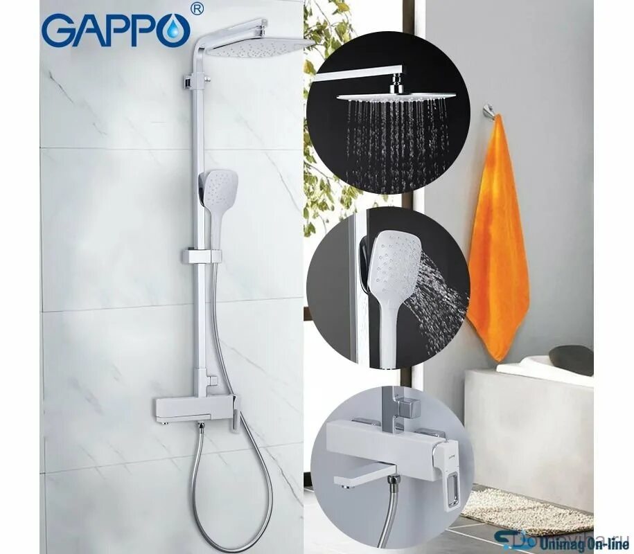 Gappo g2417-8. Душевая система Gappo g2417-8. Gappo душевая система 2417. Gappo 2417-8 душевая стойка. Душевая стойка gappo хром