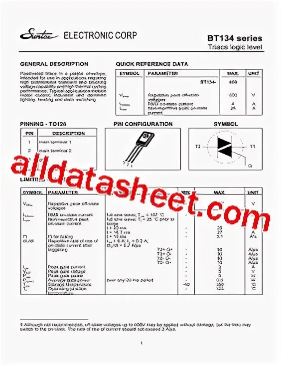 Bta134-600. Ph 600d bt134 datasheet. Bt134 datasheet. Bt134 datasheet. Bt134 datasheet.