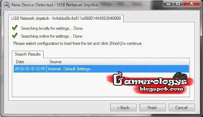 New device detected
