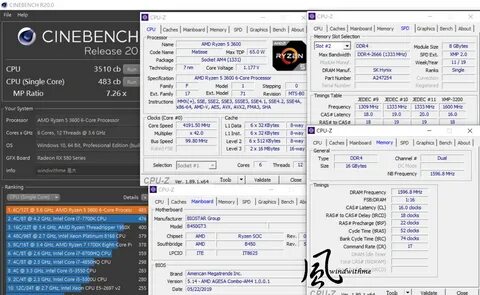 Ryzen 5 3600 частота памяти