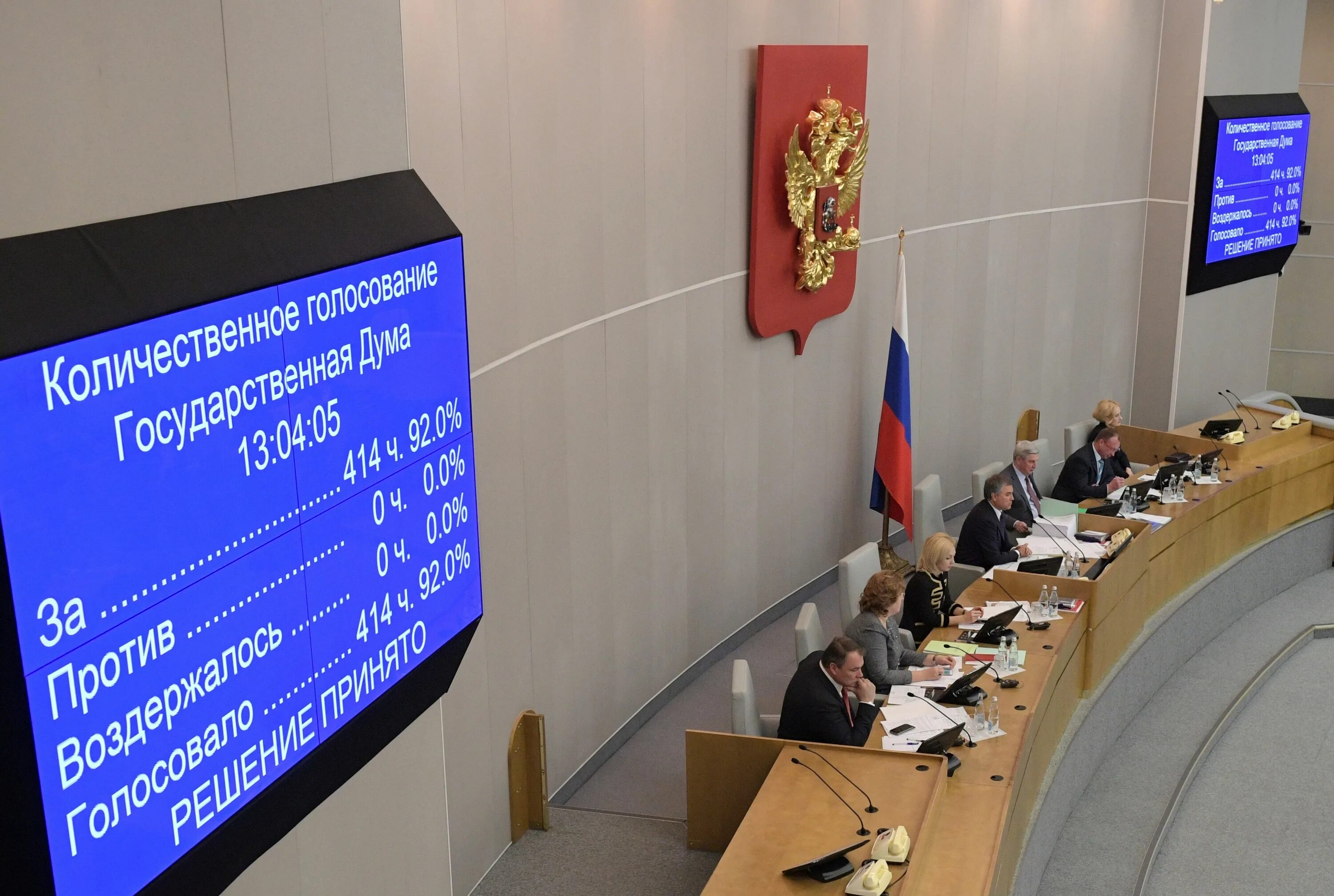 Последние законы государственной думы