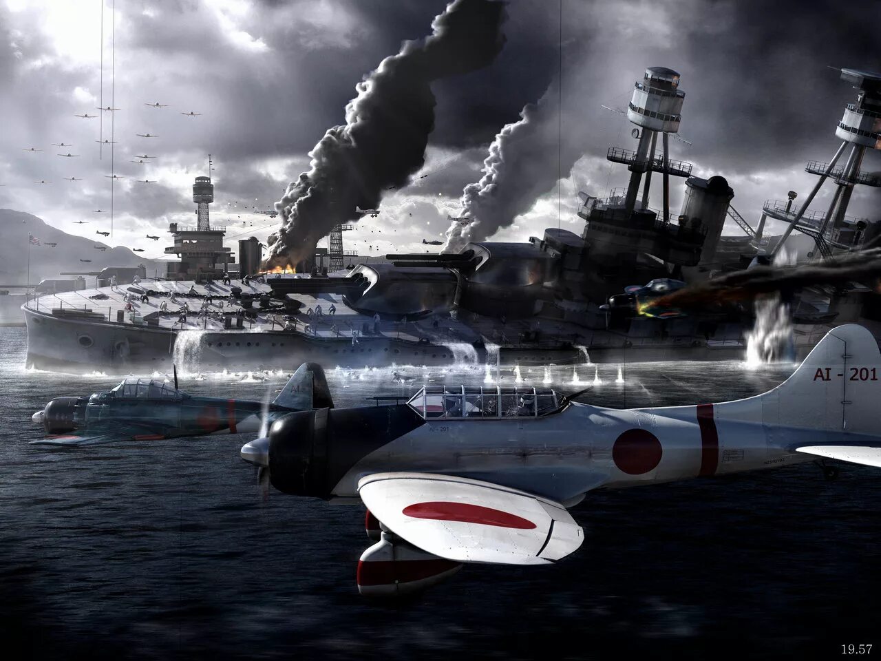 Японские самолеты Перл Харбор. Пёрл Харбор ww2. Японские самолеты атаковавшие Перл Харбор. Атака боевых самолетов