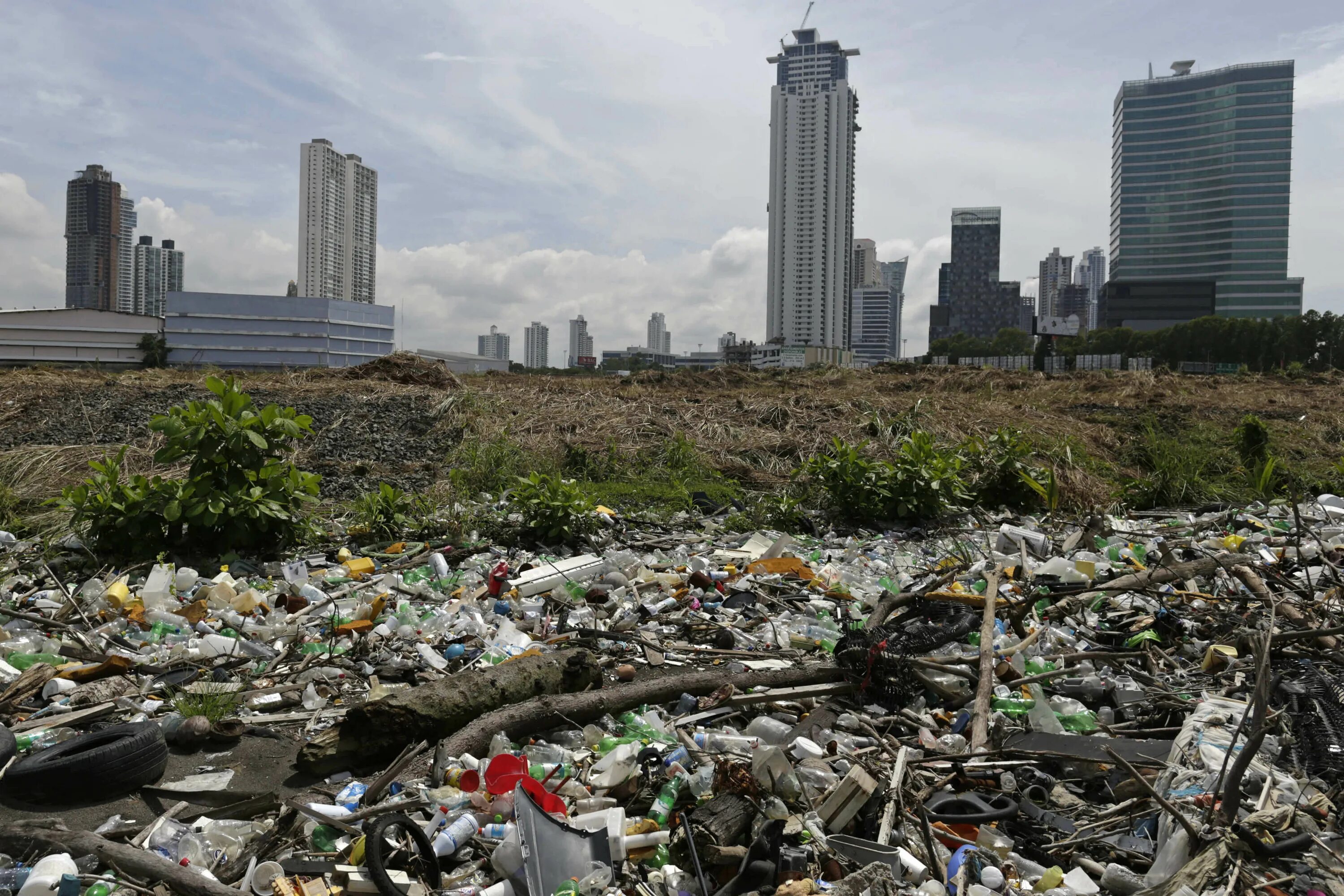 Land Soil pollution. Plastic Soil pollution. Plastic and Plastic pollution.