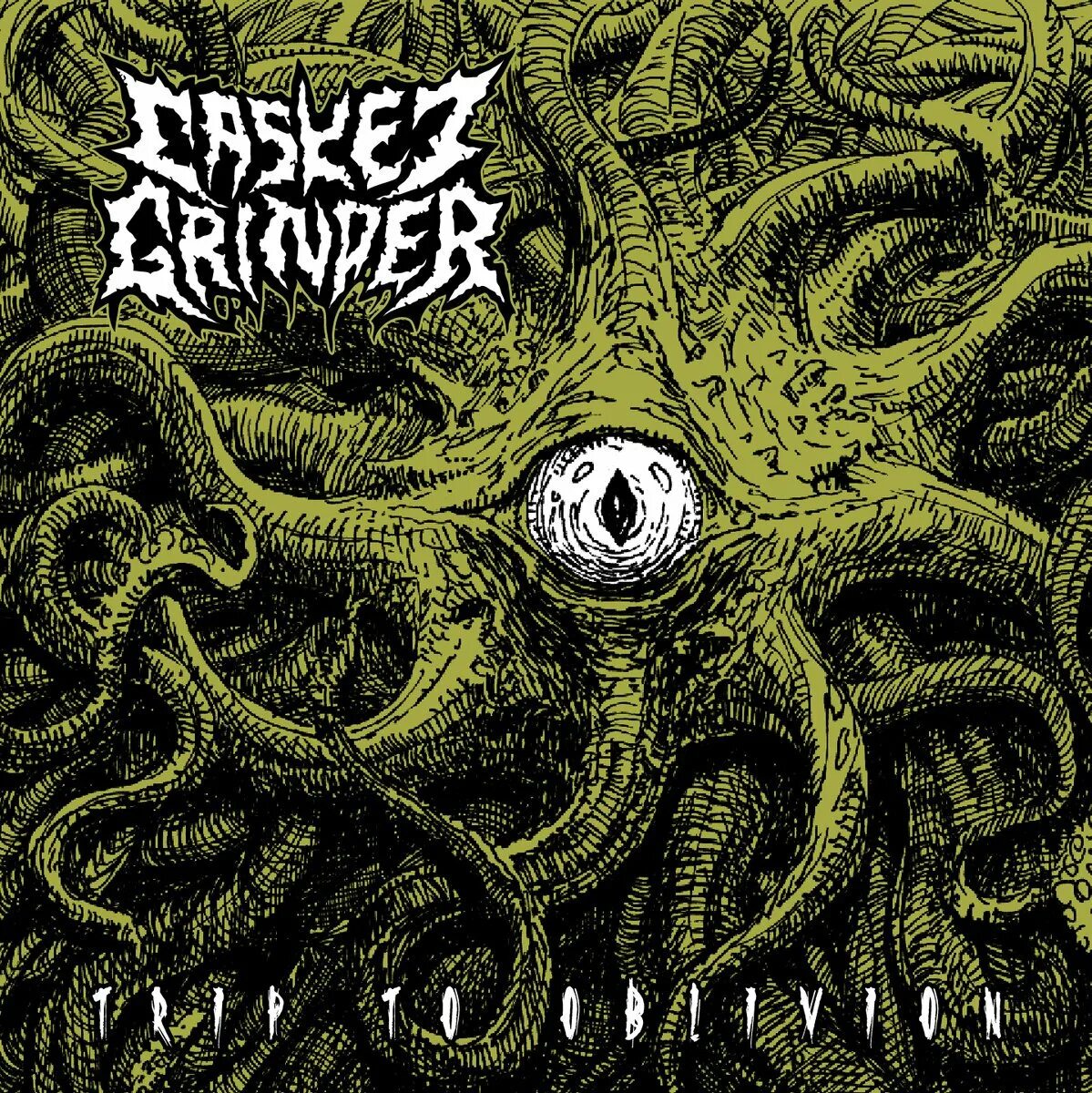 Be on the grind. Casket grinder. devourment conceived in sewage обложка.