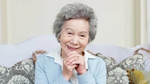 Asian old woman