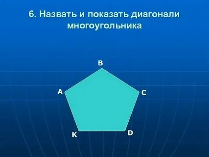 Найти стороны многоугольника зная угол