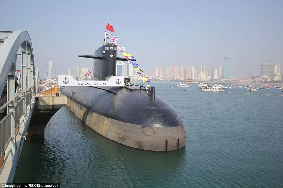 Вмс апл китая. Китайская атомная подводная лодка. Пларб проекта 094 «цзинь». Подводная лодка 094 цзинь. 094 «цзинь подводные лодки.