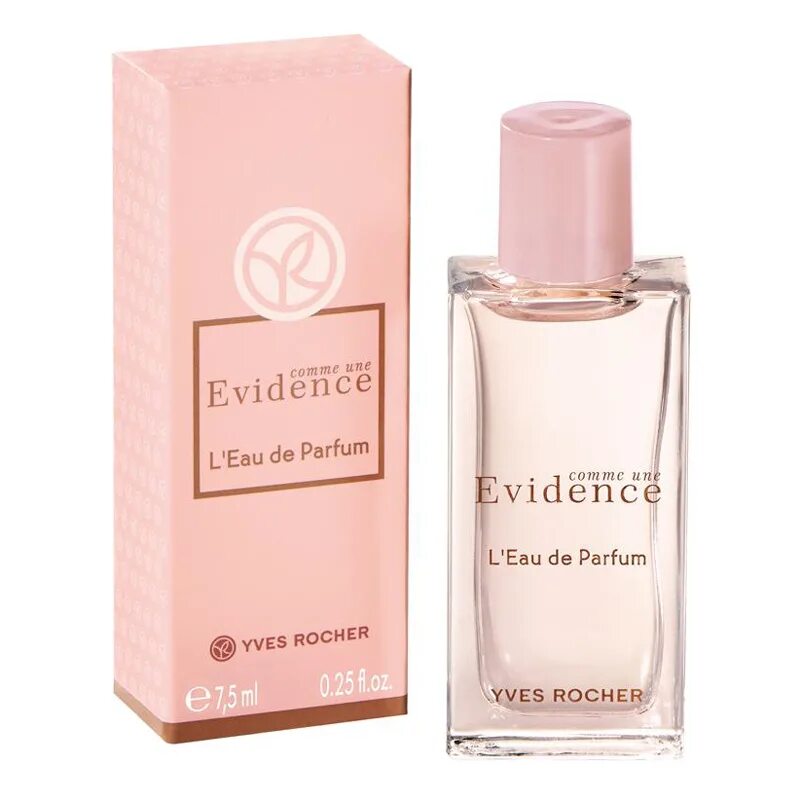 Comme une evidence yves rocher. Духи эвиденс Ив Роше. Духи женские Роше эвиденс. Yves Rocher духи evidence comme une. Духи evidence Yves Rocher 100 мл.