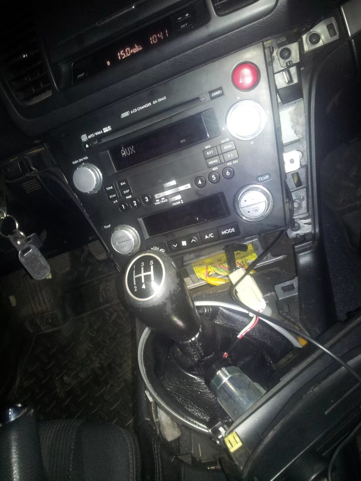 Заменил магнитолу - Subaru Legacy Outback (BE, BH), 3 л, 2001 года автозвук DRIV
