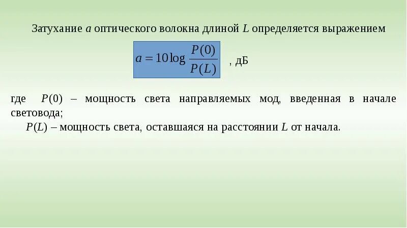 Затухание волс. Затухание волс. Затухание волс. Спектральная зависимость коэффициента затухания оптических волокон. Окна прозрачности многомодового волокна.
