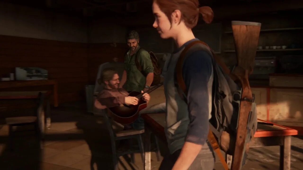 Couldn t think. Одни из нас 2 Джоэл и Томми. Голая Элли из the Lost of us 2.