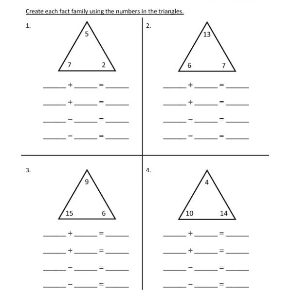 Family Worksheets for Kids. Square Grade Type Triangle. Worksheet 1 Pascal’s Triangle: the stepping Stone game..