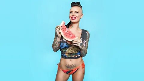 Free Download Original Кристи Мак, модел, хардкор, брюнетка, татуировка, си...