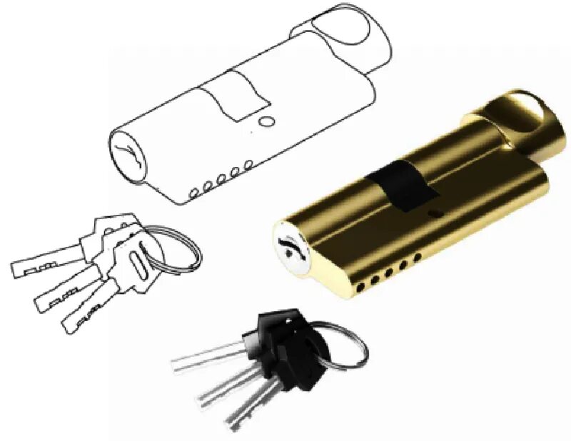 Цилиндр 30 30. Цилиндр 3030 симметричный с вертушкой cl3030p. замок с штифтом 8мм для врезной калитки lockprofig. цилиндр для замка дорхан. цилиндр замка калитки doorhan.