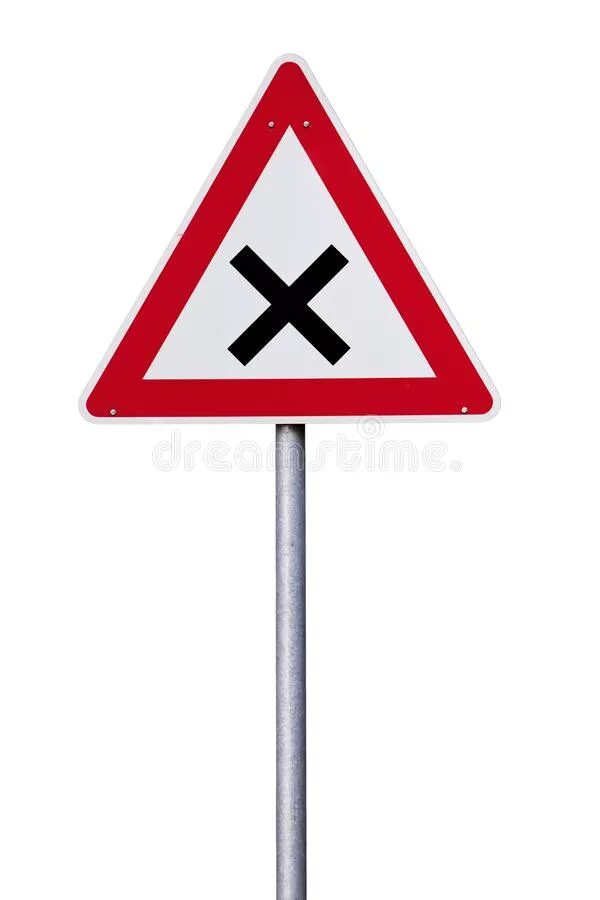 Изолированные знаки. Внимание перекресток знак. Знак «опасное место». Прикольный дорожный знак перекрёсток. Знак крестик в треугольнике ПДД.