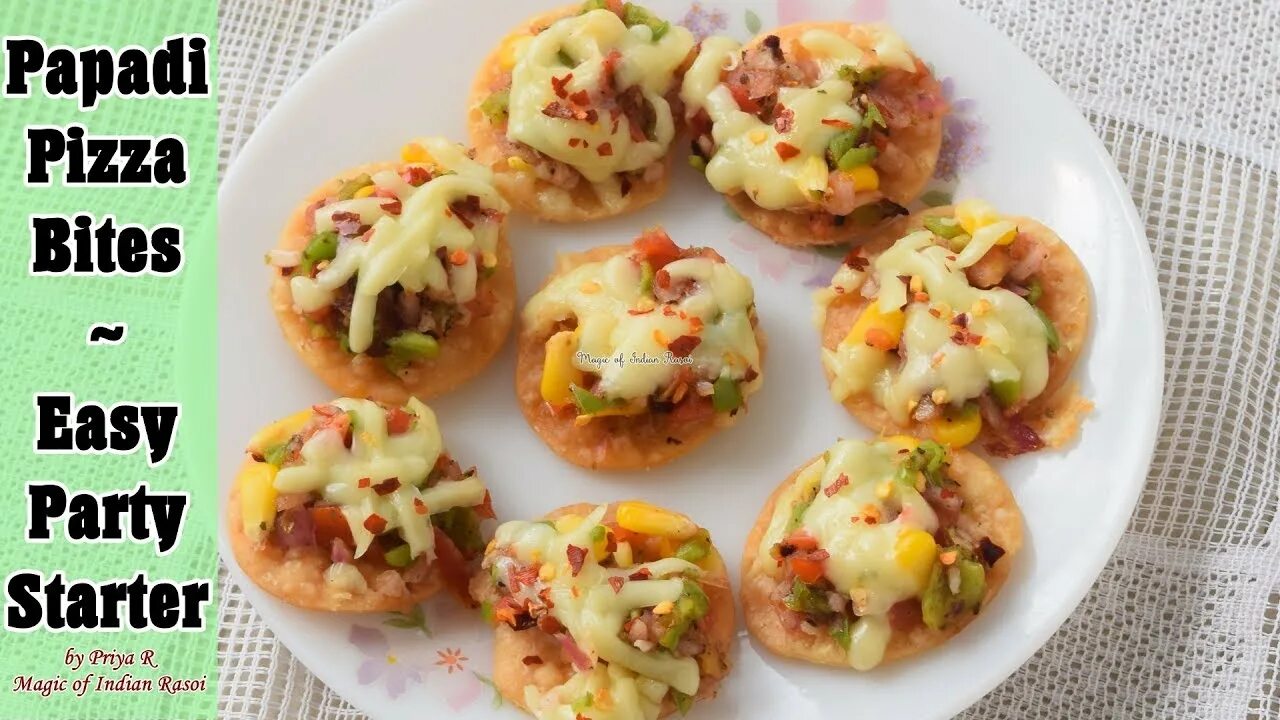 Starter or appetizer. Party Starter. Как готовить Papadi. Easy bites