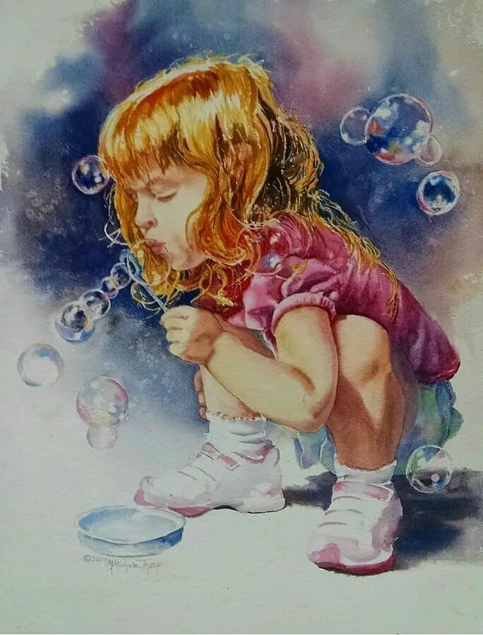 Акварельные детские. Акварель для детей. Мыльные пузыри акварелью. Детские иллюстрации акварелью. Что нарисовать с детьми акварелью.