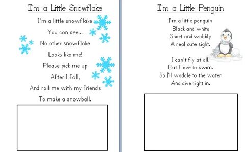 December Poems For Kindergarten Click Here To Download The - Lesson Plans Learni