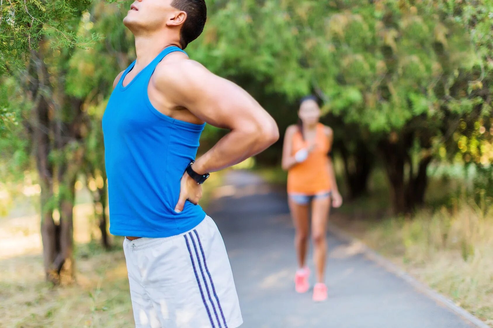 Running after