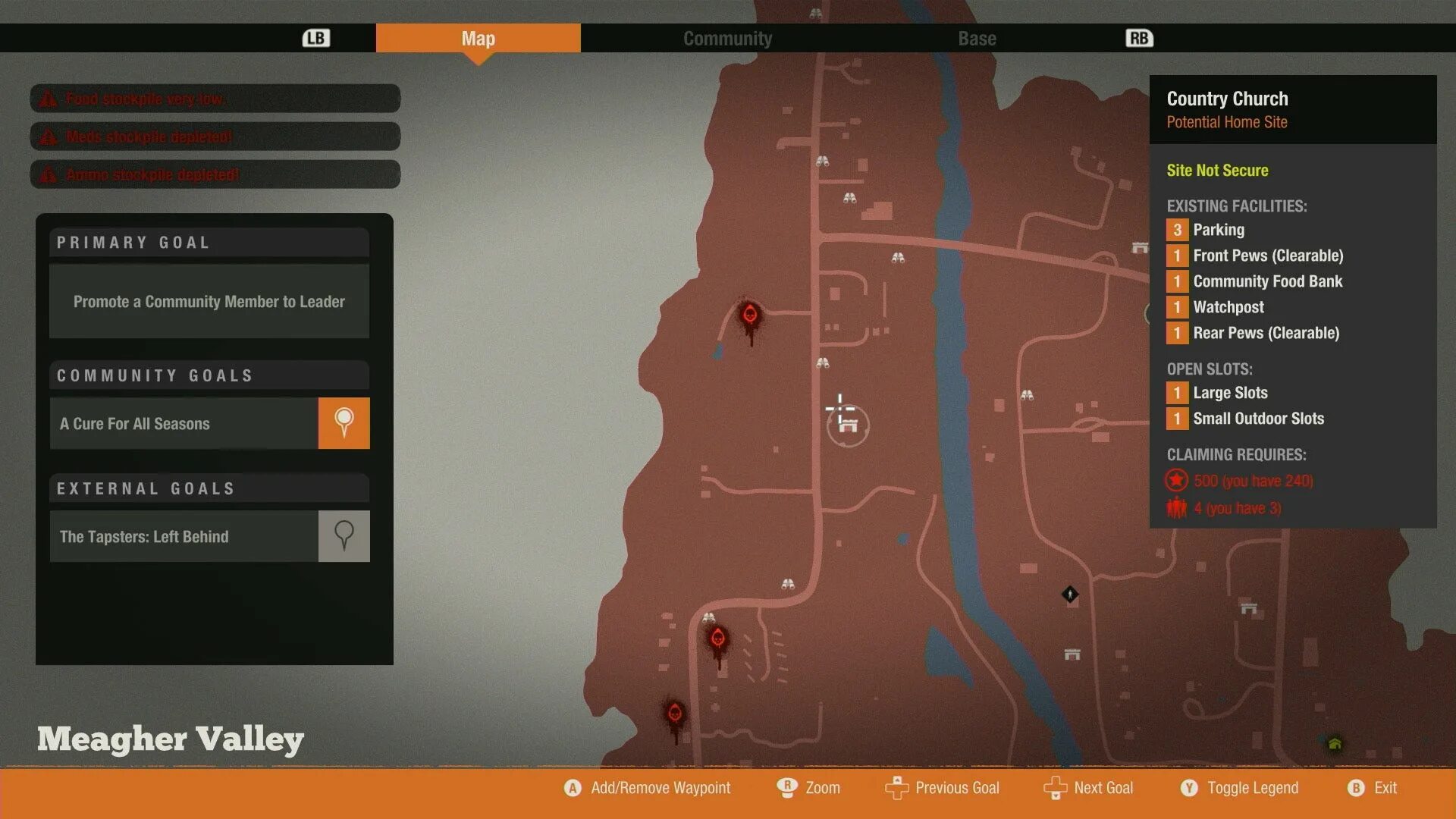 State of Decay 2 карты. State of Decay 2 Meagher Valley карта. State of Decay 2 Meagher Valley базы. State of Decay 2 базы на картах. State of decay 2 навыки