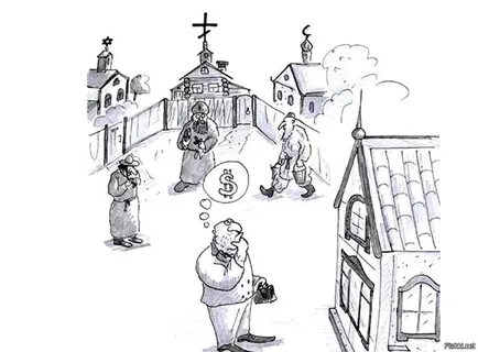 Церковь карикатура