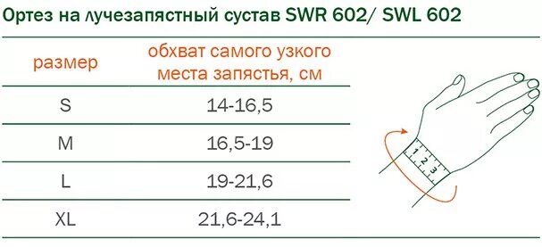 Ортез на лучезапястный сустав Orto SWL 602. LWR 601 на лучезапястный сустав Orto. Норма обхвата запястья у мужчин. Обхват кисти. Размеры запястье у девушек