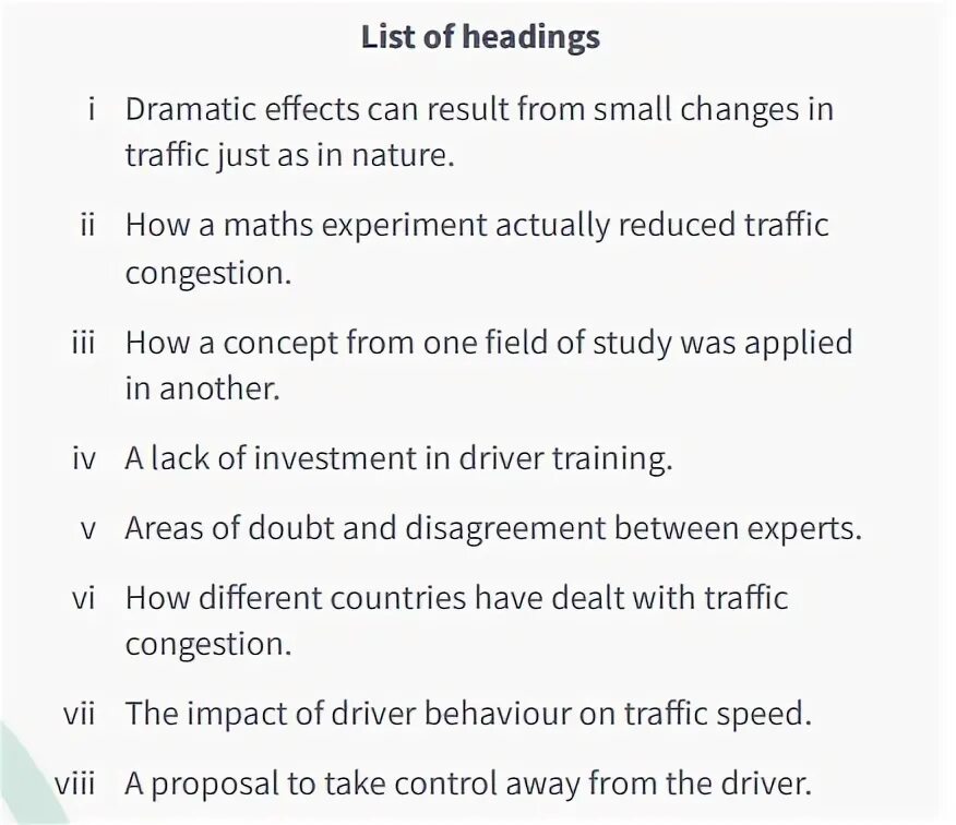 IELTS reading matching headings. Matching headings. Matching heading reading.